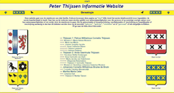 Desktop Screenshot of peter-thijssen.info
