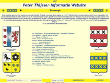 Tablet Screenshot of peter-thijssen.info